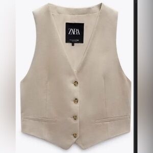 Cropped Zara vest